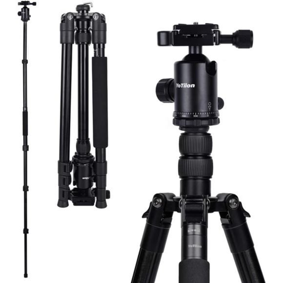 Tripod for Camera, 76” Aluminum DSLR Camera Tripod Monopod